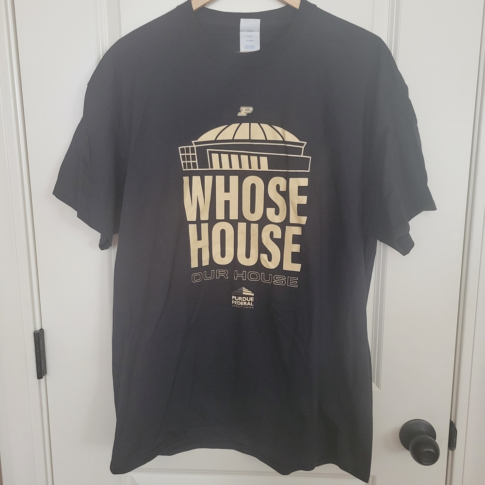 Purdue University Basketball Black Graphic T-Shirt